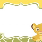 Lion King Baby Shower Table Decorating Kit Clipart | For Designing   Free Printable Lion King Baby Shower Invitations