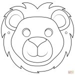 Lion Mask Coloring Page | Free Printable Coloring Pages   Free Printable Lion Mask
