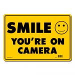Lynch Sign 14 In. X 10 In. Smile You're On Camera Sign Printed On   Free Printable Smile Your On Camera Sign