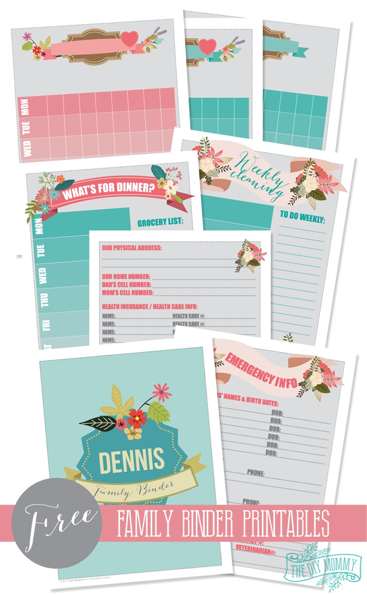 Free Printable Household Binder Free Printable A to Z