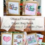 Make A Paper Bag Thanksgiving Book ~ Instructions And Free Printable   Free Printable Thanksgiving Books