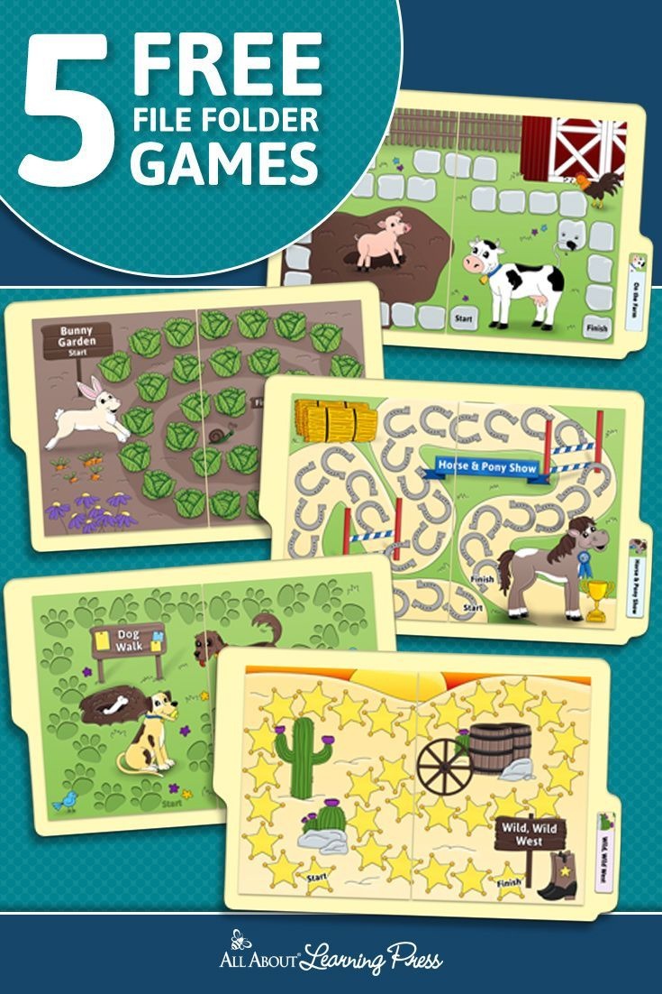 Make Review Fun With These 5 Free Printable File Folder Games - Free Printable File Folder Games