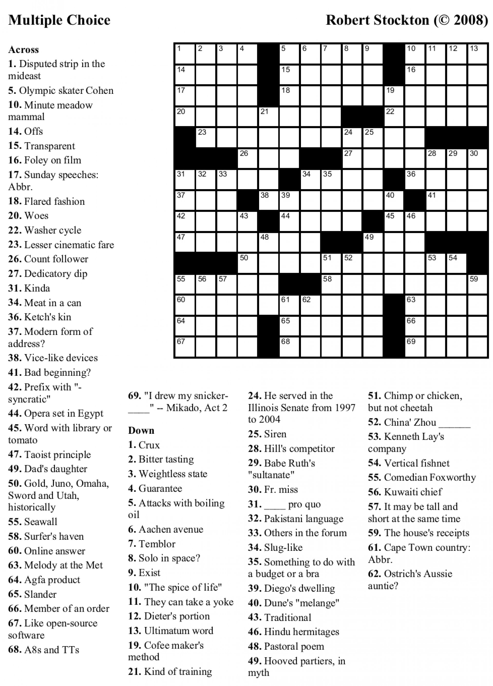 Crossword Puzzle Generator Create And Print Fully Customizable Make 