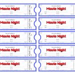 Make Your Own Movie Night Tickets – Sheknows   Free Printable Movie Tickets