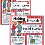 Making Friends Social Stories For Girls And/or Boys   Flexible And   Free Printable Social Stories Making Friends