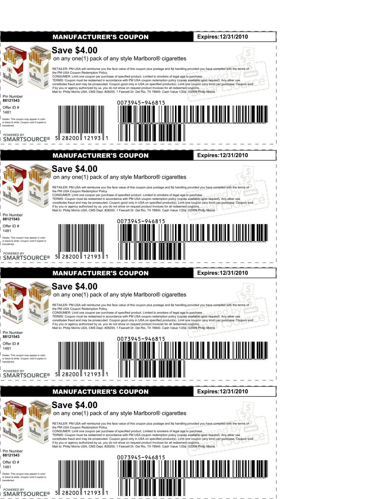 Marlboro Cigarettes Coupon Codes : Velveeta Mac And Cheese Coupon 2018 - Free Pack Of Cigarettes Printable Coupon