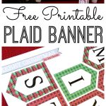 Mini Merry Christmas Banner And Holiday Printables Blog Hop | Cricut   Free Printable Christmas Banner