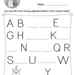 Missing Letter Worksheets (Free Printables)   Doozy Moo   Free Printable Alphabet Pages