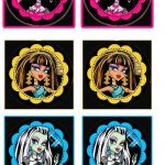 Monster High: Free Printable Wrappers Cupcake. | Party Ideas   Monster High Cupcake Toppers Printable Free