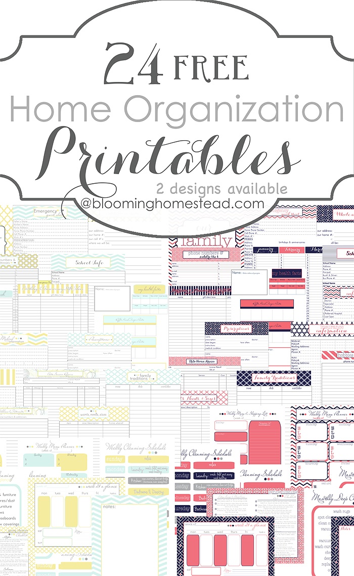 Free Printable Household Binder Free Printable A to Z