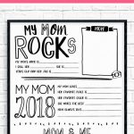 Mother's Day Questionnaire Printable | Mother's Day And Father's Day   Free Printable Mother&#039;s Day Questionnaire