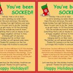 My Friend Stephanie And I Created This Fun Christmas Service   You Ve Been Socked Free Printable