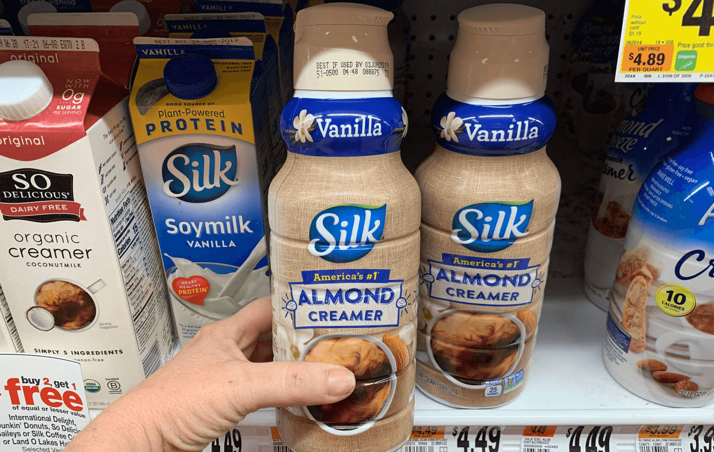 New $1/1 Silk Almond Creamer Coupon &amp;amp; Dealsliving Rich With Coupons® - Free Printable Silk Soy Milk Coupons