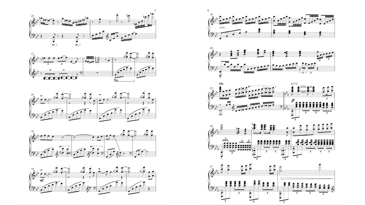 New] Bohemian Rhapsody Sheet Music - Youtube - Free Printable Music Sheets Pdf