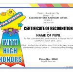 New Template   Download Credits To Maricel Andres Download Template   Free Printable Award Certificates For Elementary Students