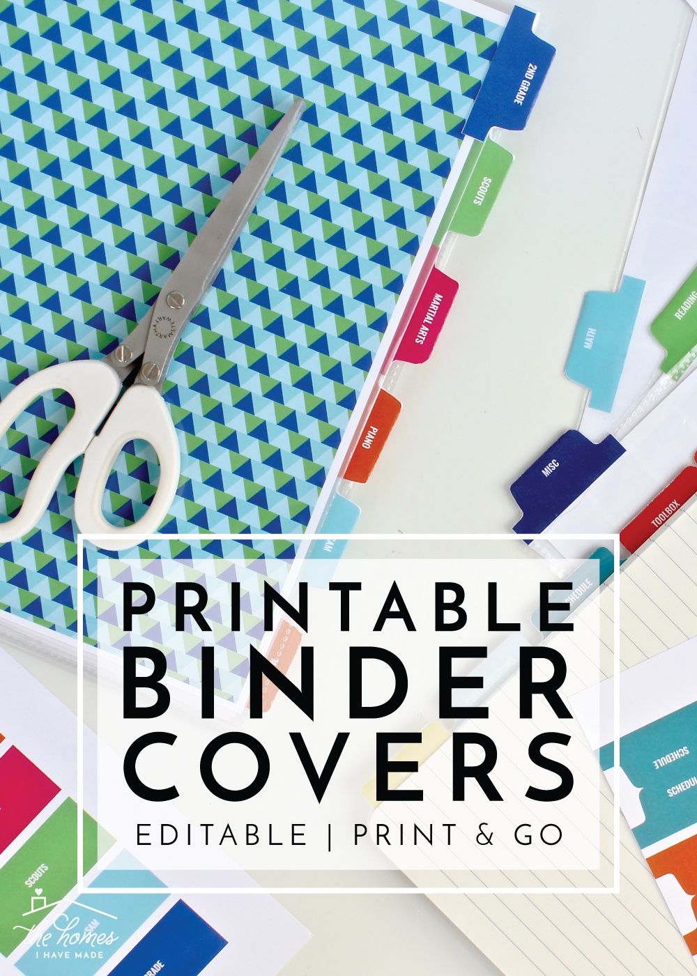 New To The Organization Toolbox: Printable Binder Covers And Tabs - Free Printable School Binder Covers