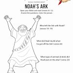 Noah's Ark Worksheet And Coloring Page | Bible Study For Kids   Free Printable Children's Bible Lessons Worksheets