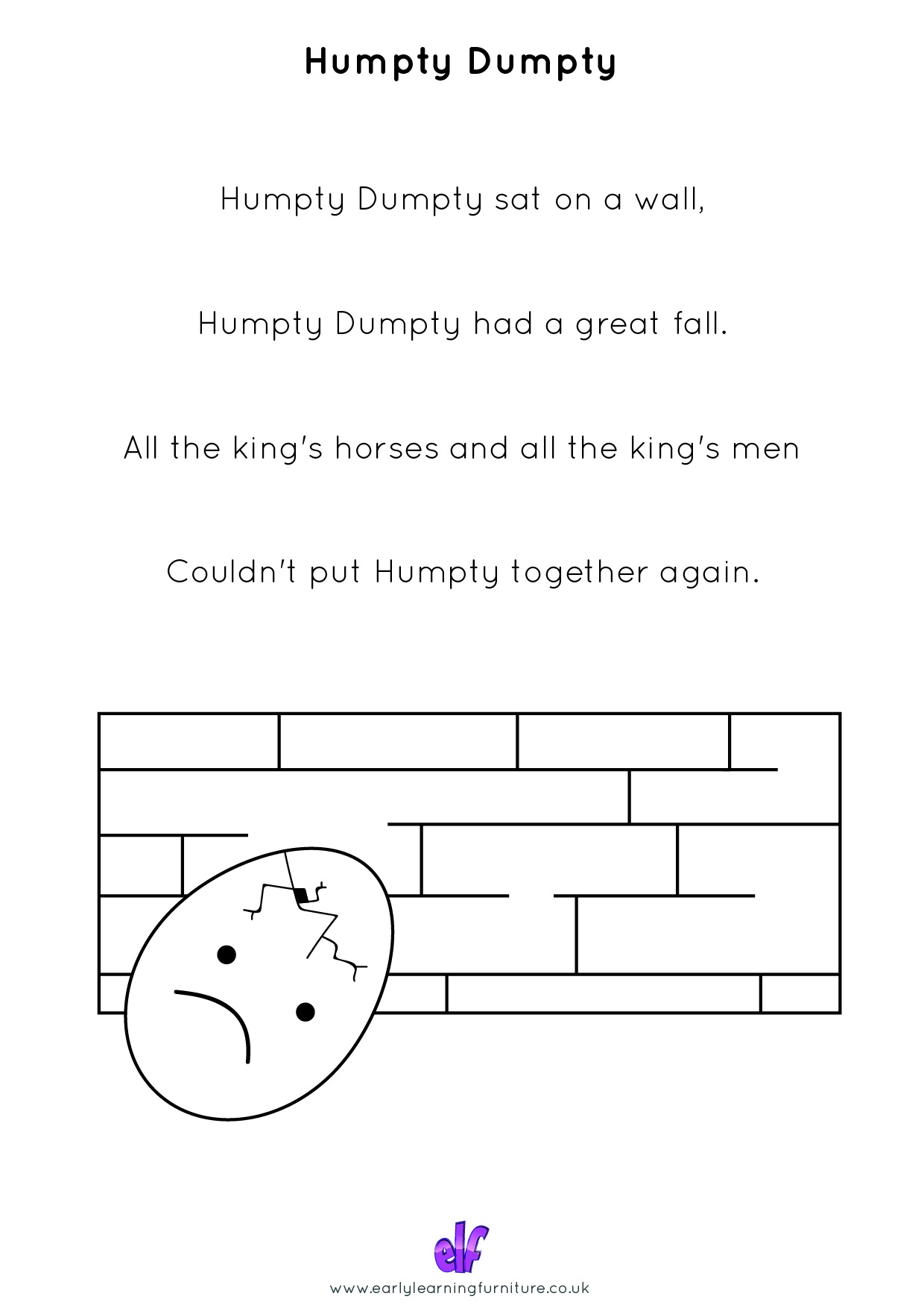 Nursery Rhymes Free Teaching Resource Free Printable Nursery