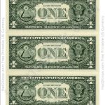 One Dollar Bill Template   Back Printable Pdf Download   Free Printable Dollar Bill Template