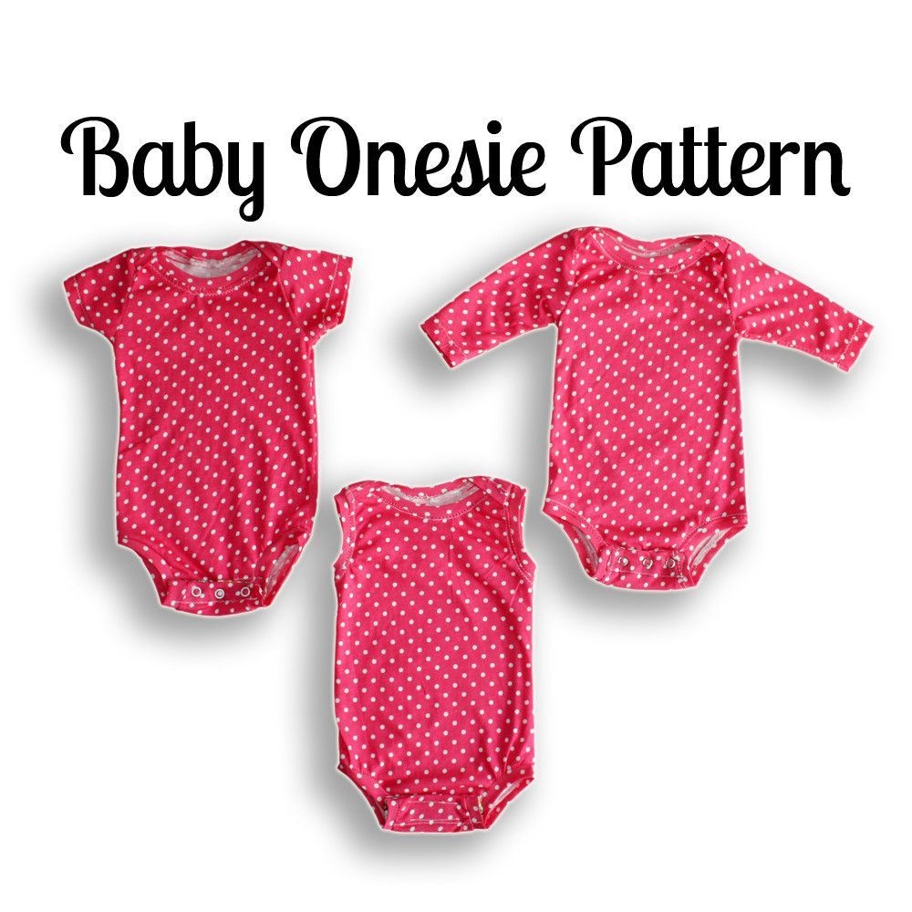 Onesie Sewing Pattern | Nb-36 Months | Projects To Try | Baby Sewing - Free Printable Onesie Pattern