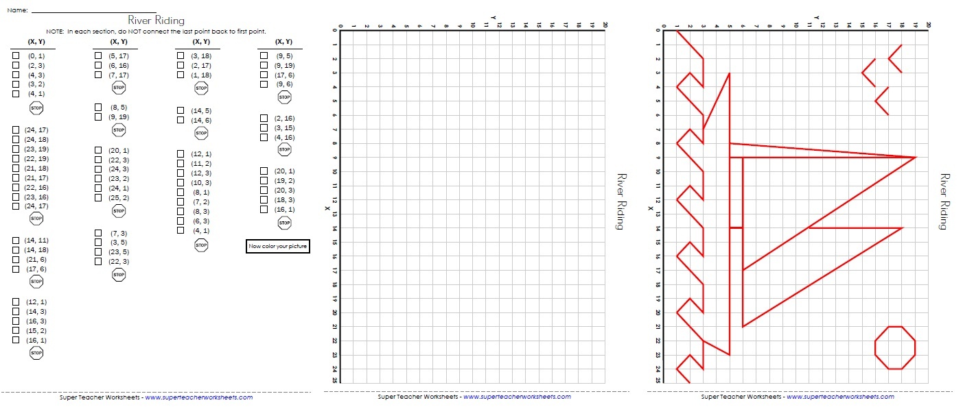 Ordered Pairs And Coordinate Plane Worksheets - Free Printable Christmas Coordinate Graphing Worksheets