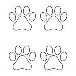 Paw Print Template Shapes | Blank Printable Shapes   Free Printable Shapes Templates