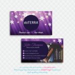 Personalized Doterra Business Card, Doterradigitalart On Zibbet   Free Printable Doterra Sample Cards