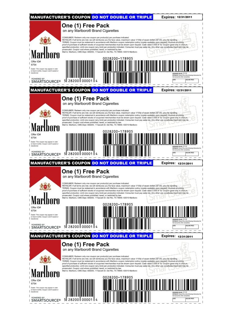 Pinalee Willett On Home | Cigarette Coupons Free Printable - Free Printable Cigarette Coupons