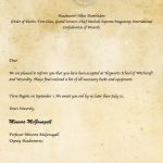 Pincaitlin Moore On Harry Potter ⚡ | Harry Potter Printables   Hogwarts Acceptance Letter Template Free Printable
