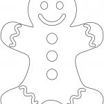 Pinellen On Free Printables | Gingerbread Man Coloring Page   Gingerbread Template Free Printable