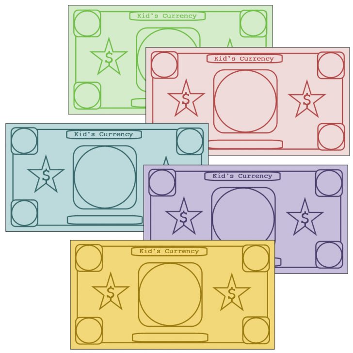 Free Printable Play Money Sheets