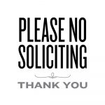 Please No Soliciting | Lemon Squeezy | Printables & Fonts | No   Free Printable No Soliciting Sign