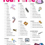 Popular Wedding Shower Games For Free | Business Ideas | Bridal   Free Printable Bridal Shower Games What's In Your Purse