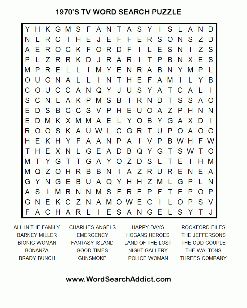 Free Printable Word Search Puzzles Adults Large Print Free Printable 