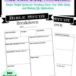 Printable Bible Study Guide | Brittney Moses   Free Printable Bible Lessons For Women