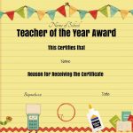 Printable Certificates For Teachers Best Teacher Awards   Kaza   Free Printable Certificates For Teachers
