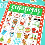 Printable Christmas Bingo Game   Happiness Is Homemade   Free Printable Christmas Board Games