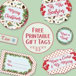 Printable Christmas Gift Tags   Free Printable Christmas Food Labels