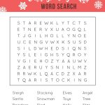 Printable Christmas Word Search   A Fun Holiday Activity For Kids   Free Printable Christmas Word Search