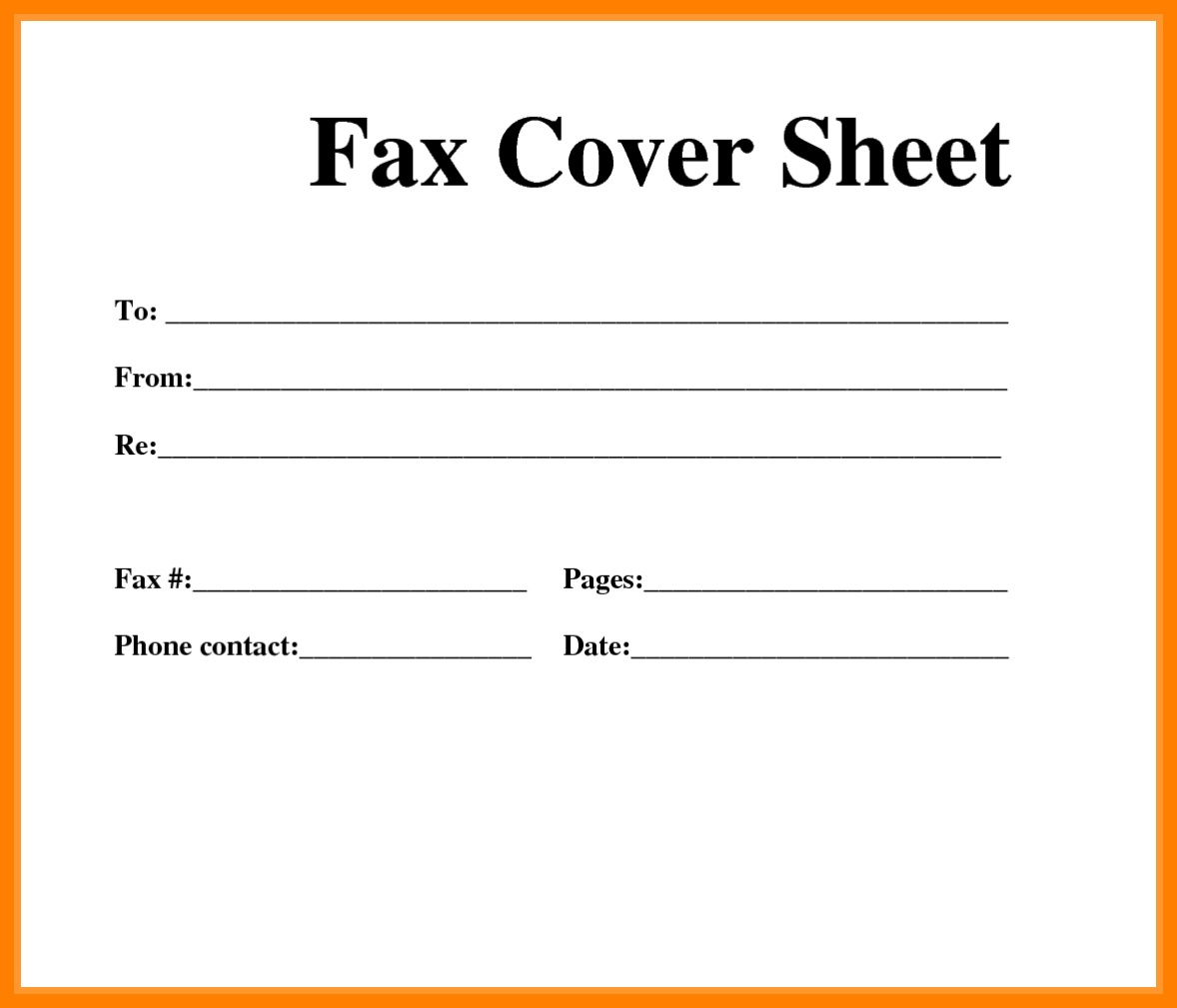 Printable Cover Sheet | Ellipsis - Free Printable Fax Cover Sheet