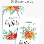 Printable Floral Birthday – Cards, Tags & Gift Box | Cards | Free   Free Printable Greeting Cards For All Occasions
