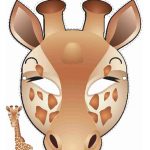 Printable Giraffe Mask | Printable Masks For Kids | Giraffe Costume   Giraffe Mask Template Printable Free