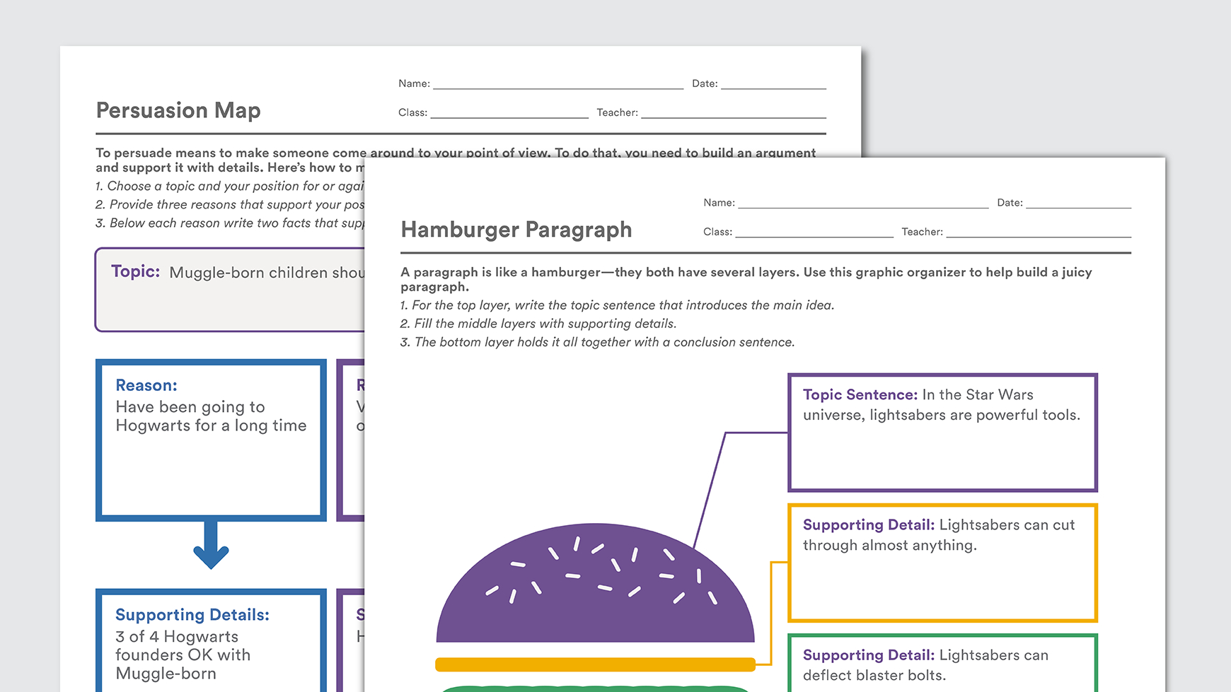 Printable Graphic Organizers To Help Kids With Writing - Free Printable Graphic Organizers