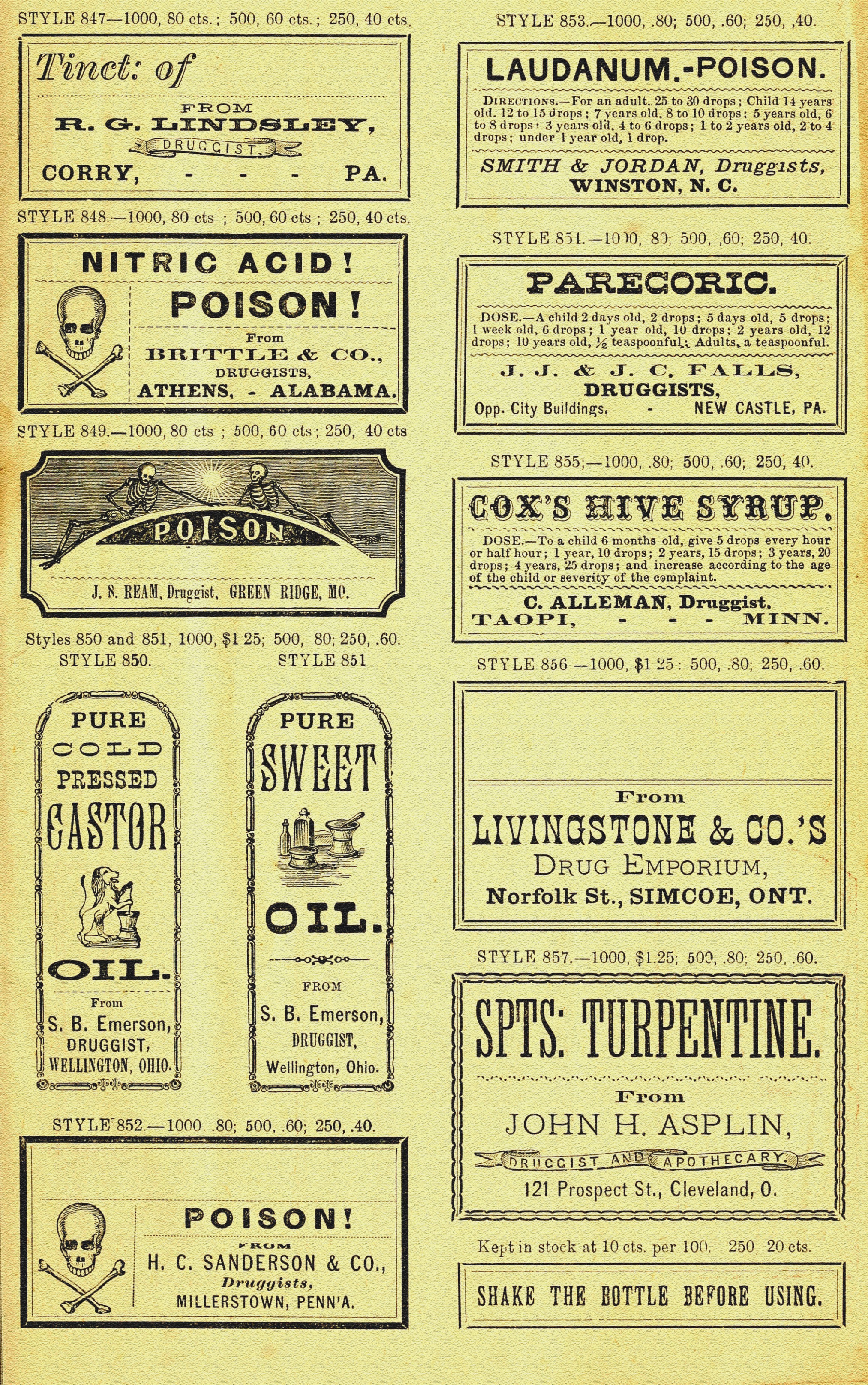 Printable Labels For Apothecary Jars | Oh So Nifty Vintage Graphics - Free Printable Apothecary Jar Labels