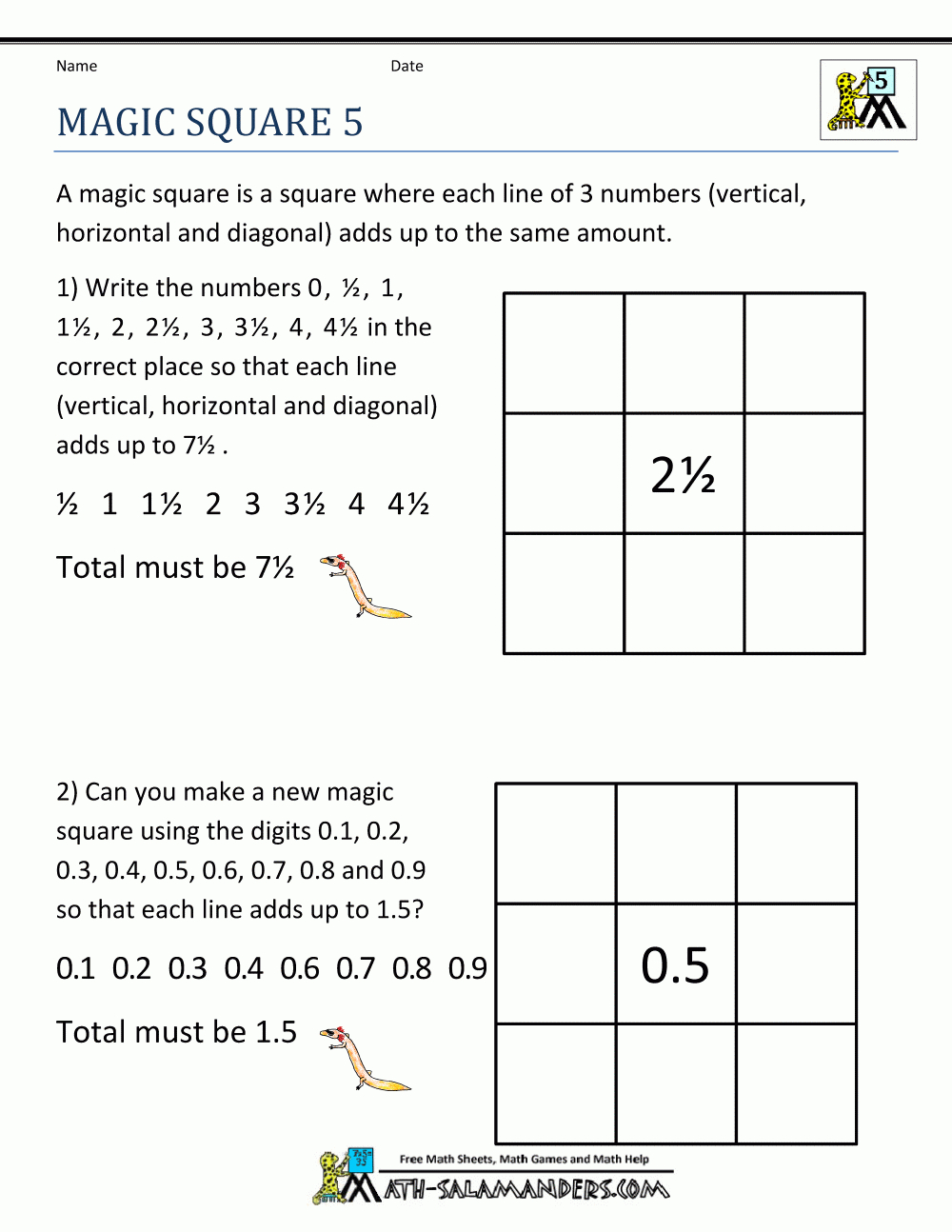 Printable Math Puzzles 5Th Grade - Free Printable Math Worksheets 6Th Grade Order Operations