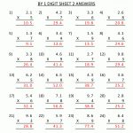Printable Multiplication Sheets 5Th Grade   Free Printable Multiplying Decimals Worksheets