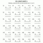 Printable Multiplication Sheets 5Th Grade   Free Printable Multiplying Decimals Worksheets