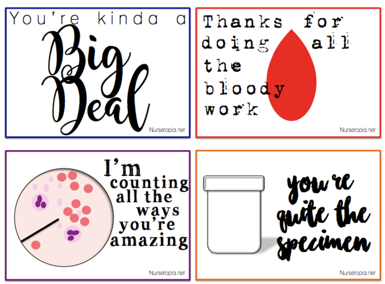 Six Nurses Week Printables I Should Be Mopping The Floor Nurses Day Cards Free Printable