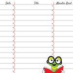 Printable Reading Log For Your Children   Ever After In The Woods   Free Printable Reading Logs For Children