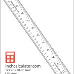 Printable Rulers   Free Downloadable 12" Rulers | Anthropology   Free Printable Ruler